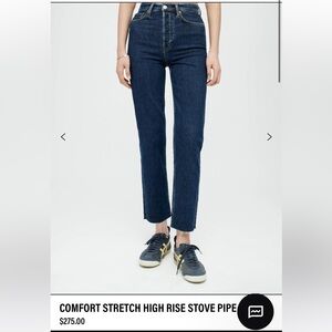 NWT re/done jeans navy blue